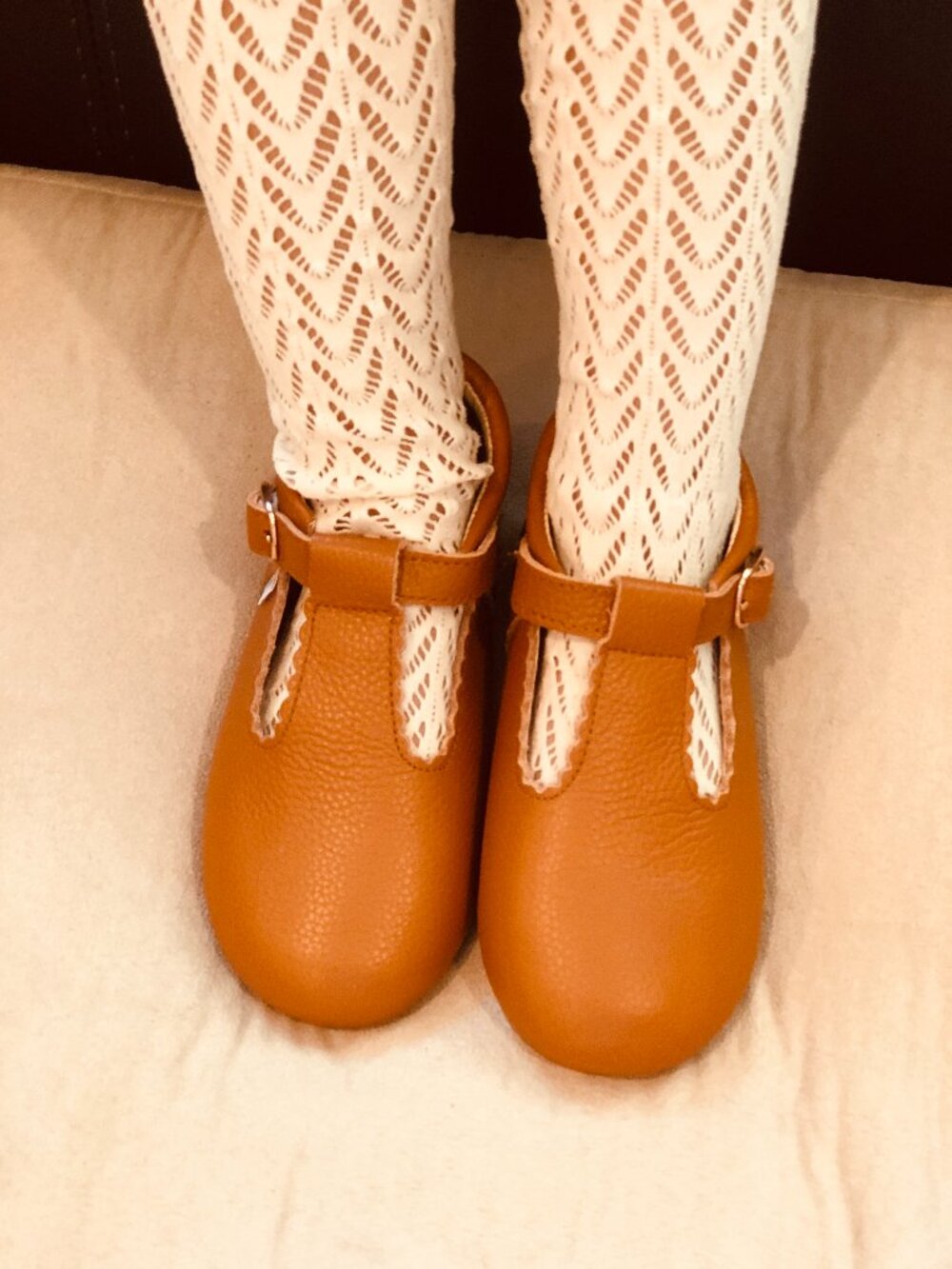 Hard-Sole Toddler Mary Jane Brown Baby Shoes Toddler shoes school shoes